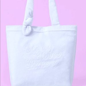 Stoney clover lane x Target white terry cloth Tate bag